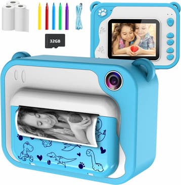 Kindercamera met Printer | Tweedekansje | OP=OP, Ophalen of Verzenden, Zo goed als nieuw, Ontdekken, Met geluid