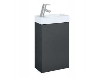 AquaVive Young - fonteinset - softclose - antraciet 40cm, Verzenden, Nieuw