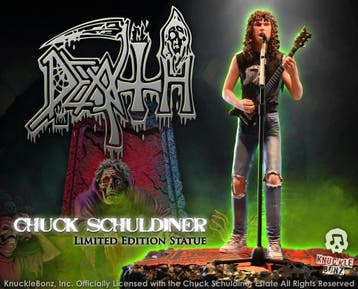 Death Rock Iconz Statue Chuck Schuldiner II 22 cm, Ophalen of Verzenden, Nieuw