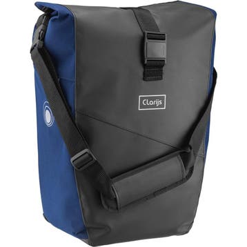 Clarijs Enkele Fietstas Solobag 24L zwart-blauw, Verzenden, Nieuw