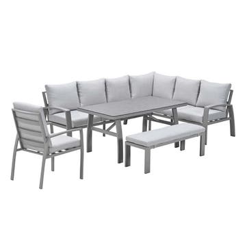 Garden Impressions Cameron lounge dining set 5-delig rechts, Verzenden, Nieuw
