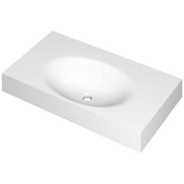 INK Smooth Wastafel Polystone Centraal Zonder Kraangat -, Ophalen of Verzenden, Nieuw