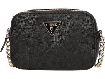 Guess Noelle - Crossbodytas Dames - 2 hoofdvakken - Zwart, Kleding | Dames, Verzenden, Zo goed als nieuw