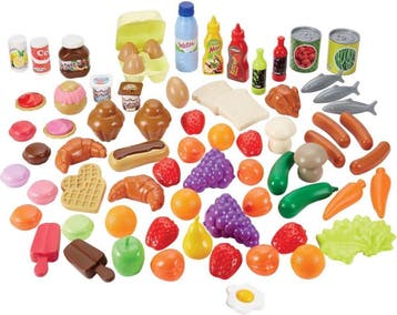 Ecoiffier 100% Chef Speelgoed Eten, 75dlg., Ophalen of Verzenden, Nieuw
