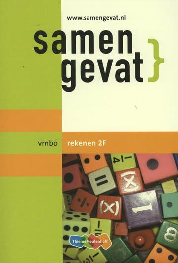 Samengevat vmbo rekenen 2F 9789006074468, Verzenden, Zo goed als nieuw