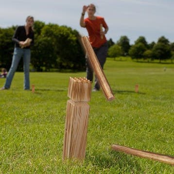 kubb spel - outdoor - 21 blokken - kinderen - volwassenen -, Verzenden, Nieuw