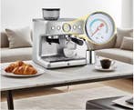 RVS Espresso Machine 20 Bar met Bonenmaler en Melkopschuimer, Witgoed en Apparatuur, Koffiezetapparaten, Verzenden, Nieuw
