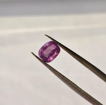 Paars, Roze Saffier - 1.07 ct - Istituto Gemmologico, Nieuw