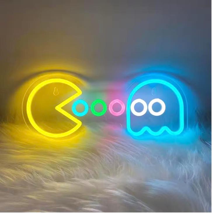 Retro Arcade Neon LED Wandlamp – Gaming Decoratie, Spelcomputers en Games, Games | Overige, Nieuw, Verzenden