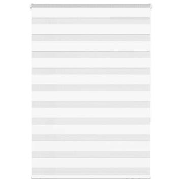 vidaXL Zebra rolgordijn 105x150 cm stofbreedte 100,9cm, Verzenden, Nieuw, Wit