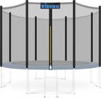 Veiligheidsnet Trampoline - 305 cm - Trampoline net - 8 Stan, Verzenden, Zo goed als nieuw