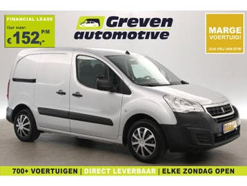 Peugeot Partner 1.6 BlueHDi | Marge | Airco | Carplay |, Euro 6, Nieuw, Zilver of Grijs, Lease