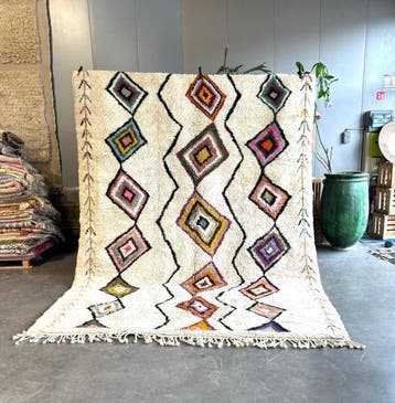 Berber Marokkaans Mrirt wollen tapijt 250×330 cm –, Nieuw