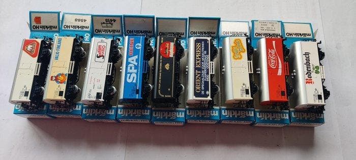 Märklin H0 - 4415 - Modeltrein goederenwagon (9) - Set van, Hobby en Vrije tijd, Modeltreinen | H0