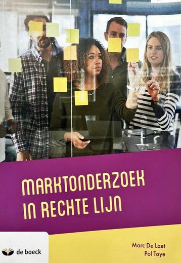 Marktonderzoek in rechte lijn 2021 - Marc de Laet, Verzenden, Zo goed als nieuw, Marc de Laet