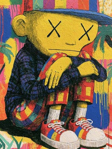 ROW - El Pensador — Fine Art Print 1/1 Signé — 40×60cm