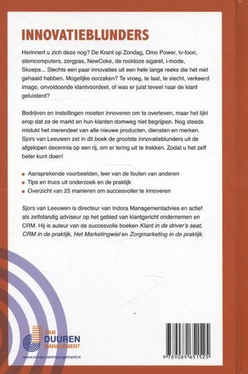 Innovatieblunders 9789089651525 Sjors van der Leeuwen, Verzenden, Zo goed als nieuw, Sjors van der Leeuwen