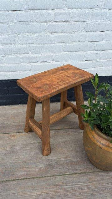 Bank - Teak - Teakhouten bankje.