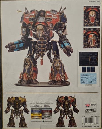 The Horus Heresy Warmaster Heavy Battle Titan (warhammer, Ophalen of Verzenden, Nieuw