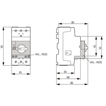 Eaton PKZM0 Motorbeschermingsschakelaar 0.1-0.16A - 072730, Verzenden, Nieuw, Overige typen