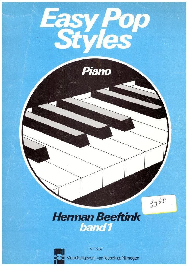 Easy Pops styles for piano - Beeftink [322], Muziek en Instrumenten, Bladmuziek, Piano, Thema, Gebruikt, Populair, Ophalen of Verzenden