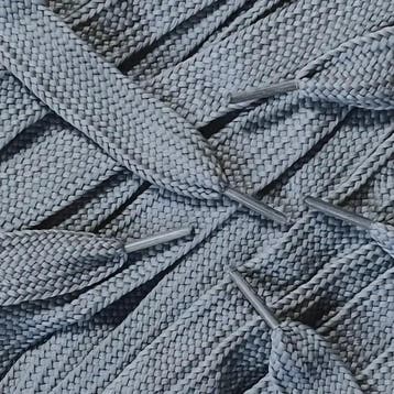 Brede Puma veters - Blauwgrijs • 120 140  cm x 20 mm, Ophalen of Verzenden, Nieuw