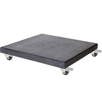 AVH parasolvoet 90 kg met 4 wielen donker zwart graniet, Ophalen of Verzenden, Nieuw