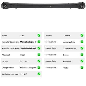 Draagarm MINI Paceman Cooper D ALL4 (R61) Van 2012-03 tot 20, Verzenden, Nieuw, Mini