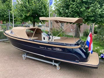Primeur 715 met Suzuki 60 pk | Vaarklaar| Compleet uitgerust, Nieuw, Polyester, Benzine, Buitenboordmotor