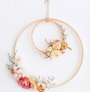 Bamboe Borduurring Flowerhoop Bloemenring 33 cm per stuk, Ophalen of Verzenden, Nieuw