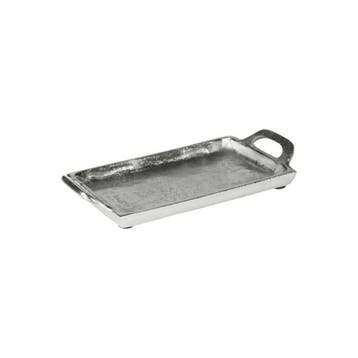 dienblad Zilver look 21x11cm, Verzenden, Nieuw