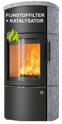 Houtkachel | Katalysator | Fijnstoffilter | Hark | Eco plus, Nieuw, Hout, Vrijstaand, Houtkachel
