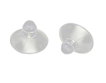 Zuignap met glasbuffer - 25 x 7,5 x 12mm - Transparant, Ophalen of Verzenden, Nieuw