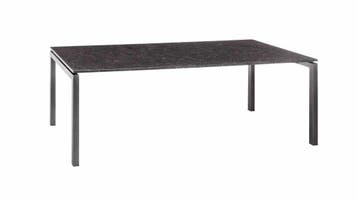 Studio 20 Bergamo granieten tafel 220 x 90 cm Pearl grey |, Tuin en Terras, Ophalen of Verzenden, Nieuw