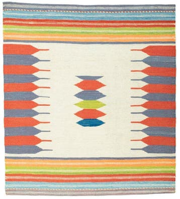 Handgeweven Designer Kelim - Modern - Nieuw - Kelim - 109 cm, Nieuw