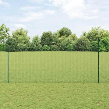 vidaXL Gelaste Draadhek met Paal 10 x 1,5 m (B x H), Verzenden, Nieuw, IJzer