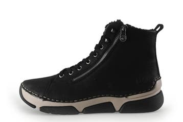 Rieker Veterboots in maat 42 Zwart, Verzenden, Zwart, Overige typen, Zo goed als nieuw