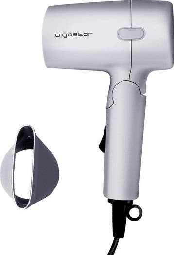 Fohn - Haardroger - Reisfohn - 1200W - Wit - Aigostar, Sieraden, Tassen en Uiterlijk, Uiterlijk | Haarverzorging, Verzenden, Zo goed als nieuw