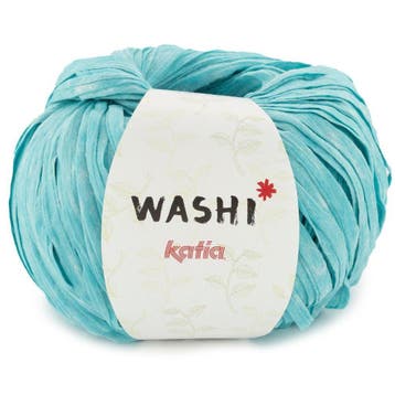 Katia Washi - 146 cyaanblauw - Lintgaren, Ophalen of Verzenden, Nieuw