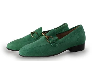 Linea Zeta Loafers in maat 36 Groen, Verzenden, Overige typen, Zo goed als nieuw, Linea Zeta