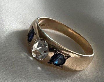 Ring - 14 karaat Roségoud - 8.00ct. tw. Diamant (Natuurlijk), Nieuw