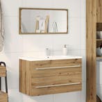 vidaXL Badkamer wastafelkast Artisan Oak 80x38,5x48 cm, Verzenden, Nieuw, Wastafelkast, Minder dan 100 cm