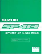 1991 SUZUKI SWIFT (SUPPLEMENT) WERKPLAATSHANDBOEK ENGELS, Auto diversen, Handleidingen en Instructieboekjes