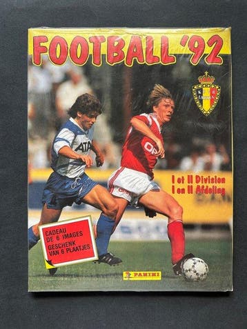 Panini Football 92 Belgium Factory seal (Empty album +, Nieuw