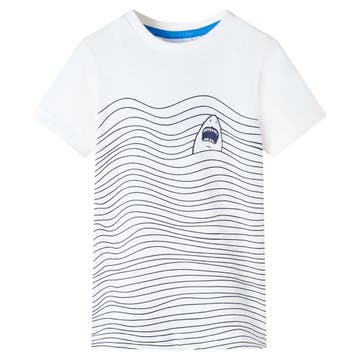 vidaXL Kindershirt 128 ecru, Verzenden, Nieuw