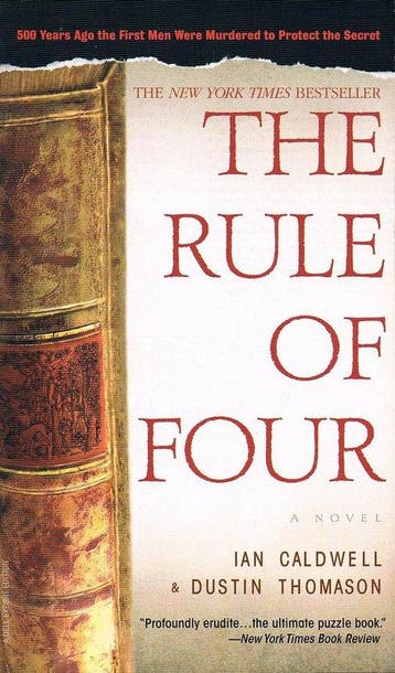 Corgi THE RULE OF FOUR boek Engels Paperback 450 paginas, Ophalen of Verzenden, Nieuw