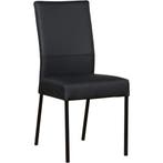 Leren eetkamerstoel Real - Toledo Pacific (donkerblauw) -, Huis en Inrichting, Stoelen, Blauw, Nieuw, Ophalen of Verzenden, Eén
