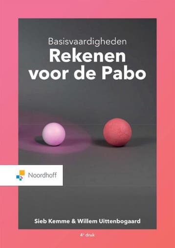 9789001895822 Basisvaardigheden Rekenen voor de Pabo, Boeken, Verzenden, Zo goed als nieuw, Sieb Kemme