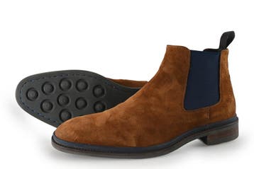 Giorgio Chelsea boots in maat 41 Cognac, Kleding | Heren, Schoenen, Overige kleuren, Verzenden, Zo goed als nieuw, Boots