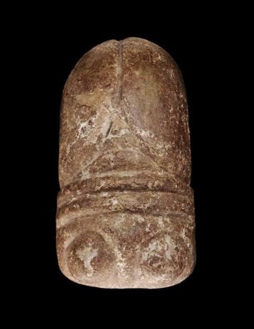 Neolithisch Cikade van jade - Cultuur Hongshan (4500/3000, Verzamelen, Mineralen en Fossielen
